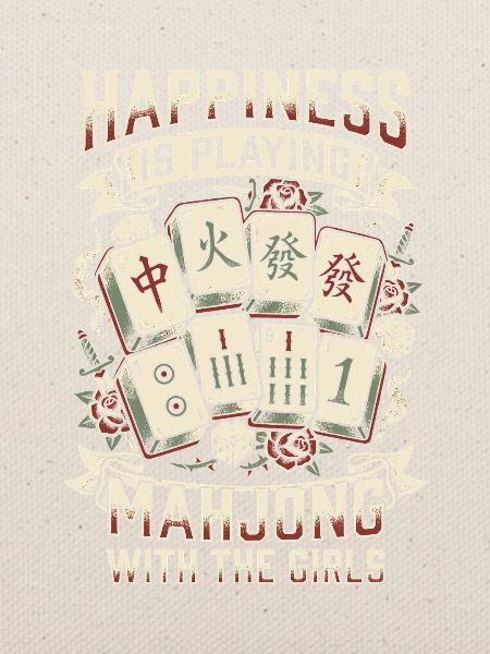Mahjong Freude mit den Mädels