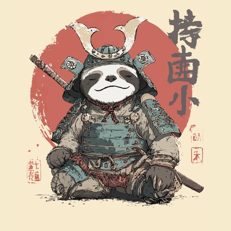 Faultier-Samurai-Rüstung
