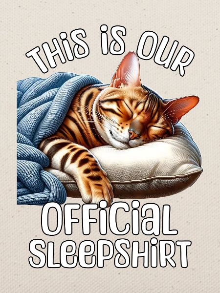 Bengalkatze Schlafshirt