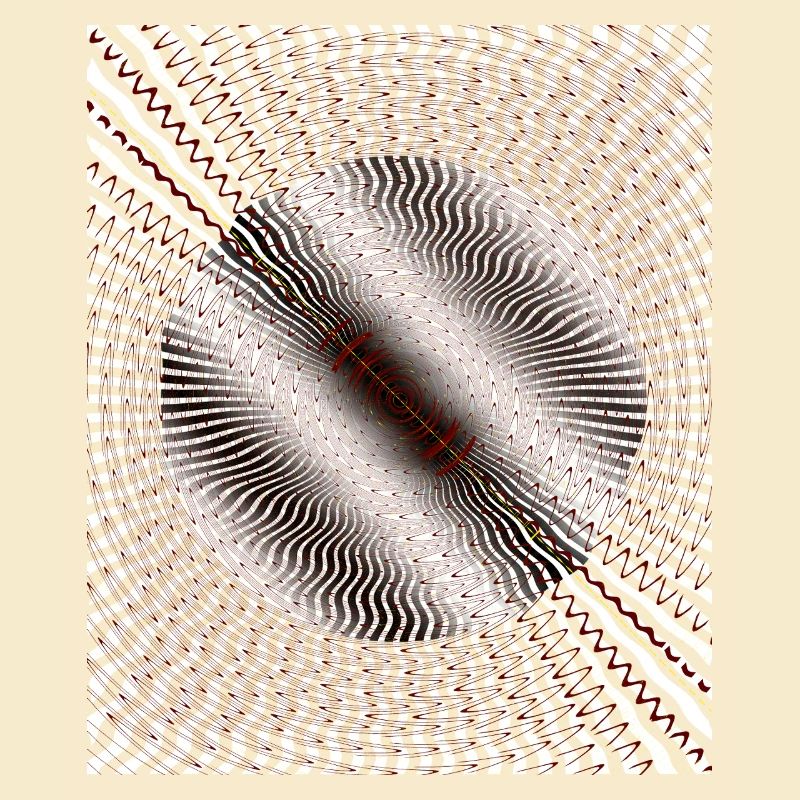 Kreiswirbel Illusionsmuster