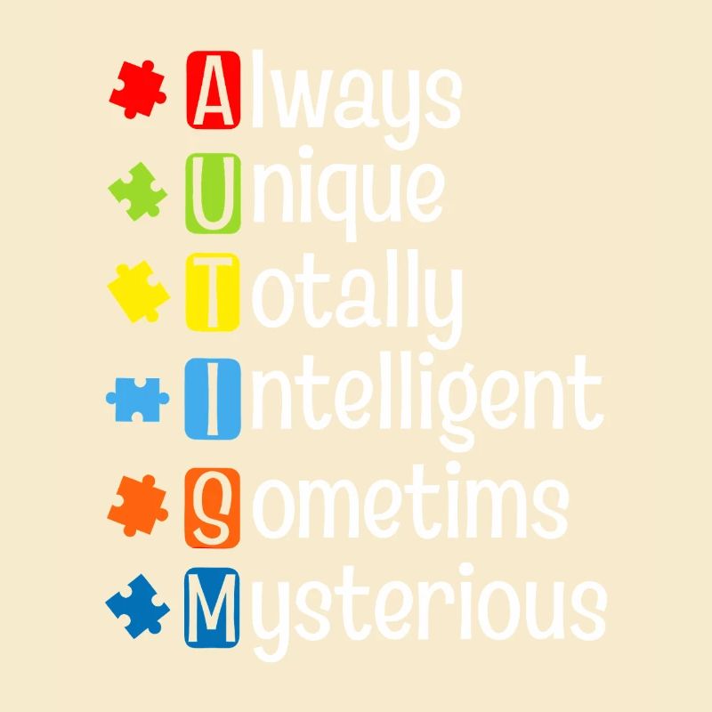 Autism Puzzle Pride: Unique Minds