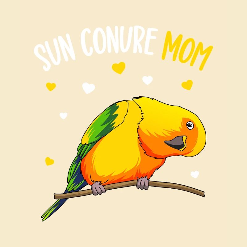 Sun Conure Mom