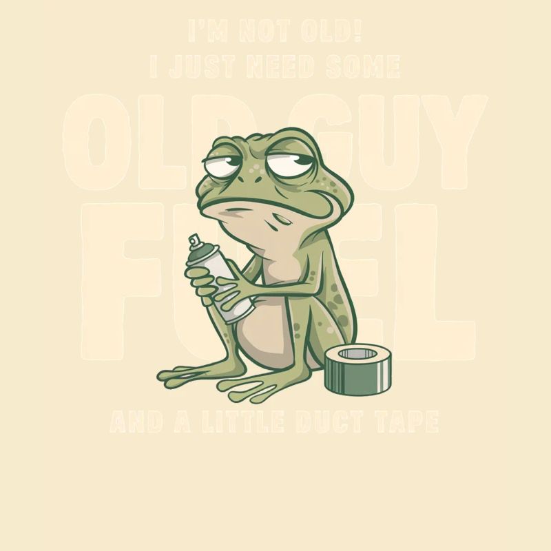 Old Guy Fuel Frog Meme Tee