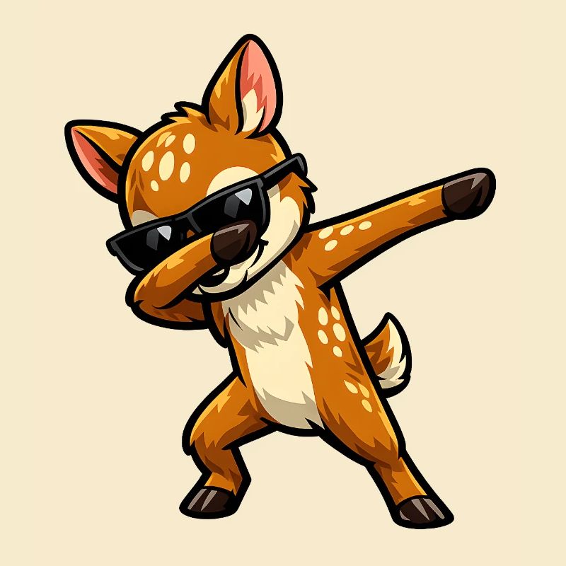 Dabbing Rehkitz