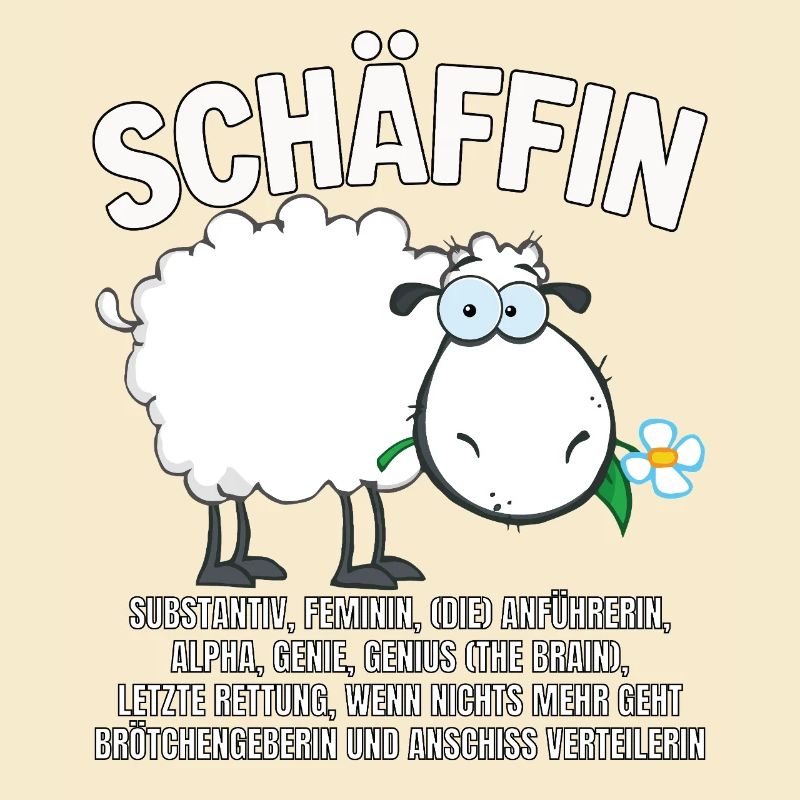 Schäffin - Alpha Schaf mit Sonnenbrille