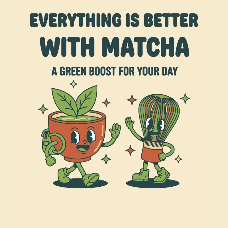 Tout est mieux avec le Matcha Green Boost pour
