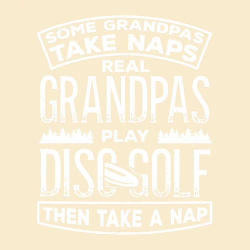 Grandpas Disc Golf Nickerchen-Abschlag