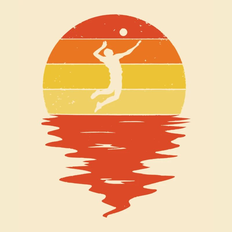 Saut en silhouette du coucher de soleil