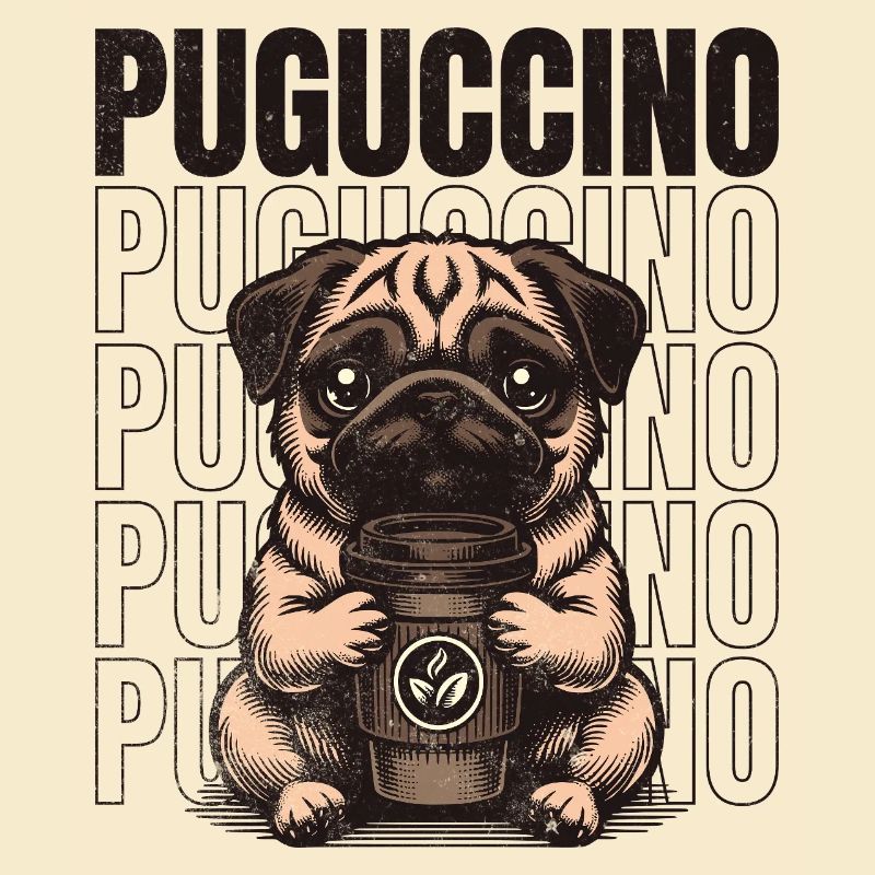 Puguccino Pug Kaffee & Coffee Vibes