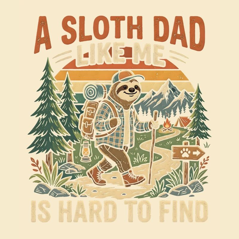 Sloth Dad Wanderabenteuer