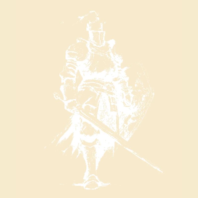 Medieval Knight Silhouette with Lance