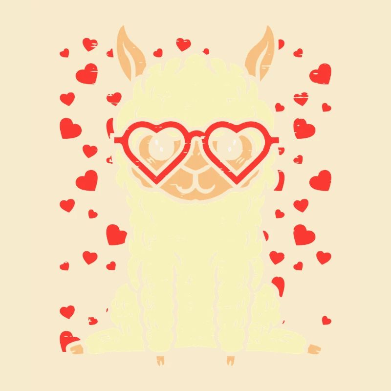 Valentine Llama