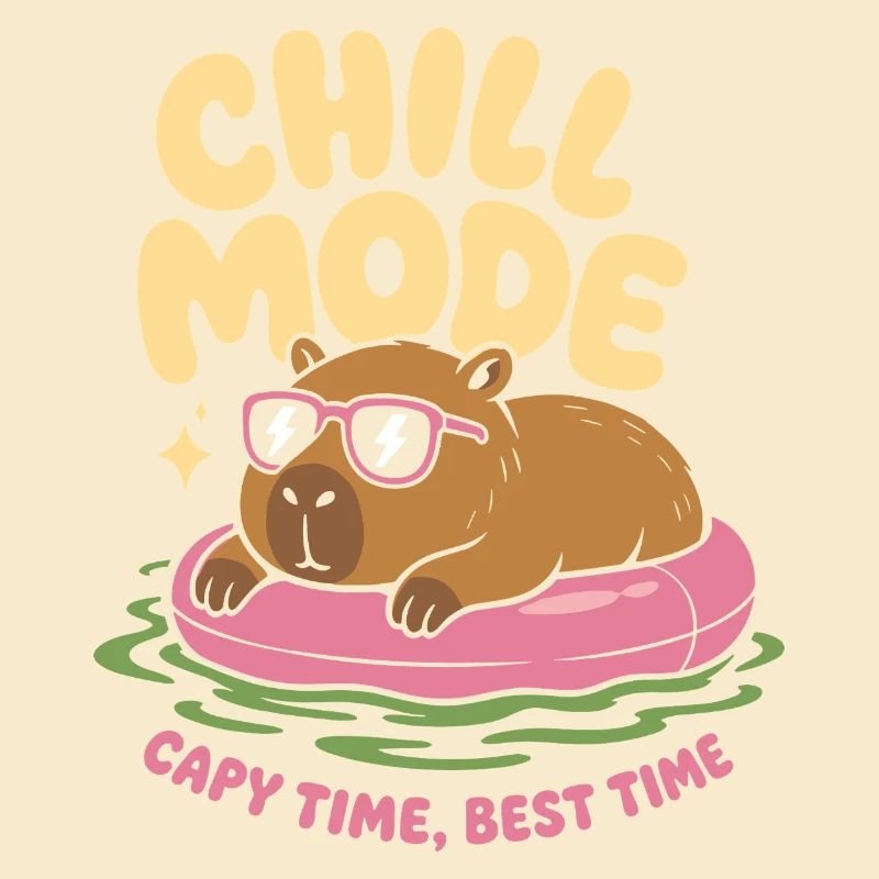 Mode Chill Capybara Pas d’urgence