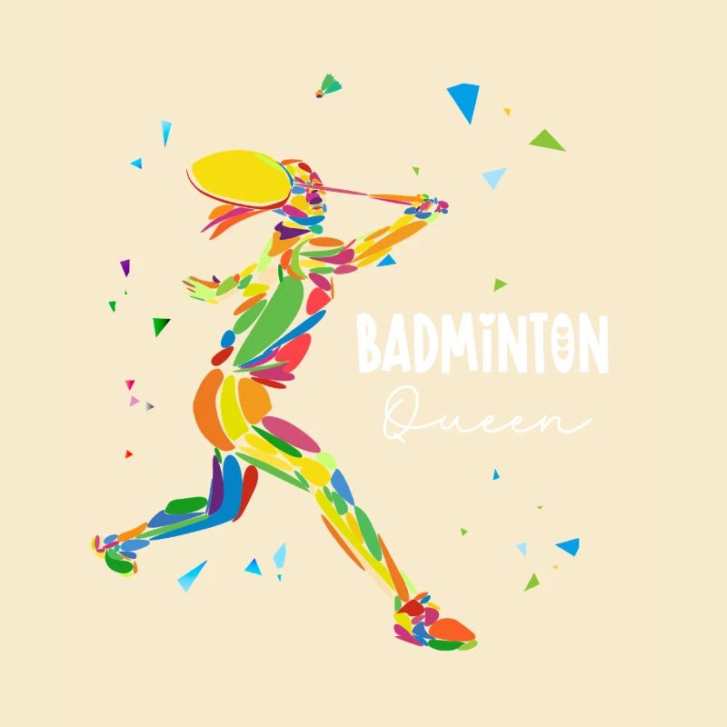 Badminton Queen Rainbow Smash
