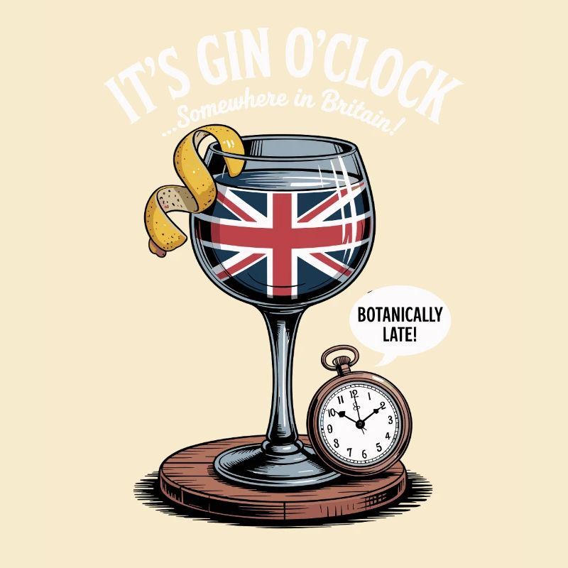 Gin O'Clock British Humor