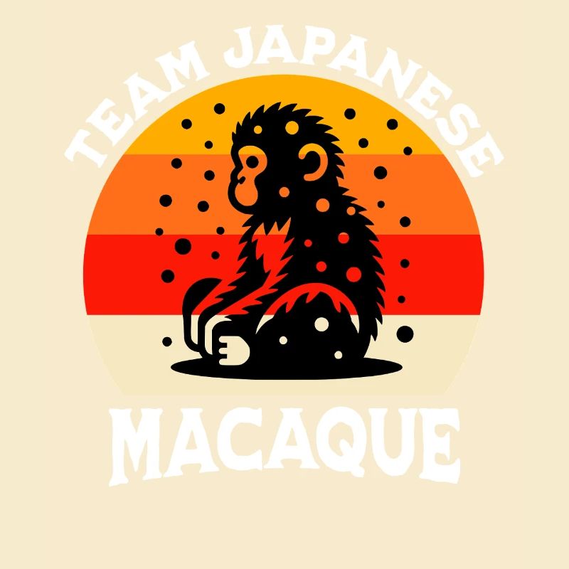 Équipe macaque japonais