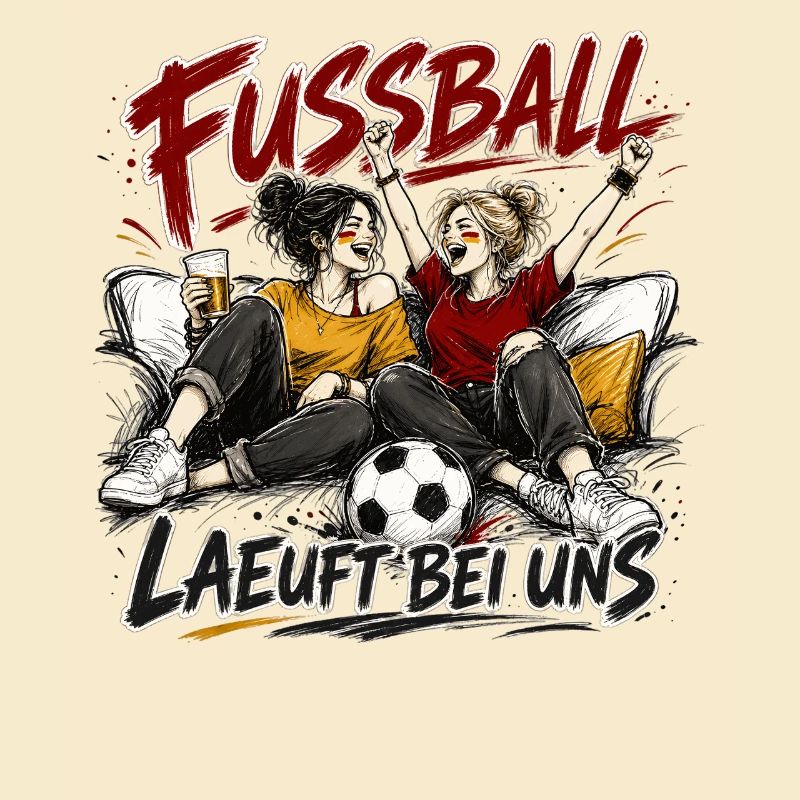 Fussballabend mit Freundinnen