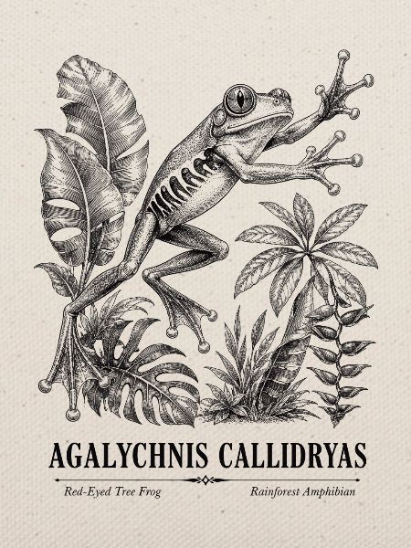 Rotäugige Laubfrosch-Regenwald