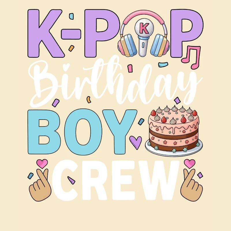 K-Pop Birthday Boy Crew