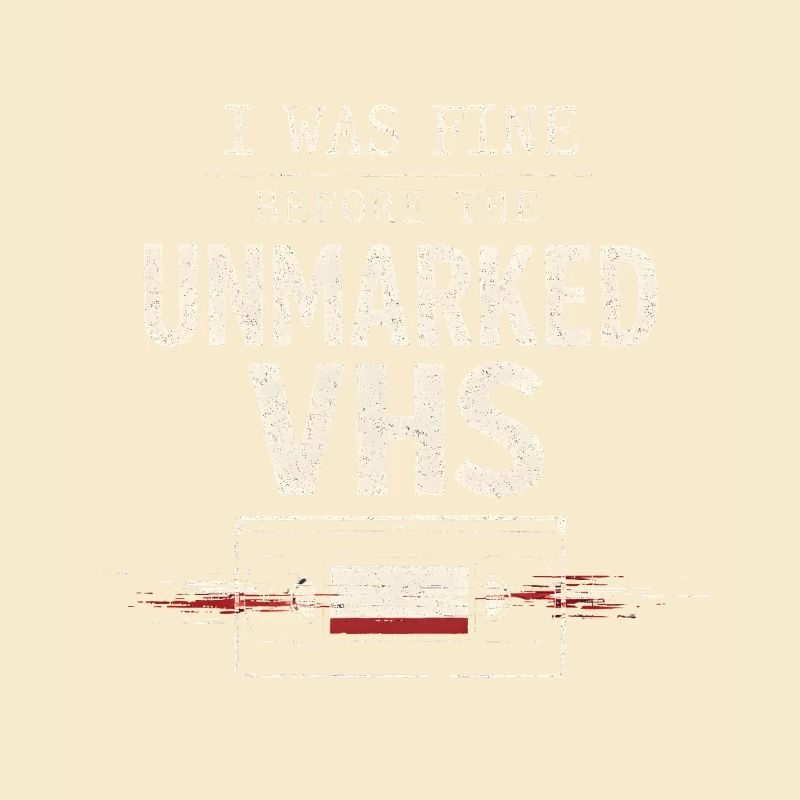 Suspicious video cassette | Retro Horror