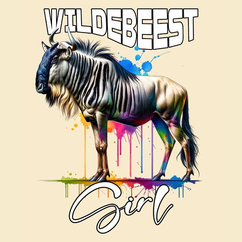 Wildebeest Mädchen Gnu