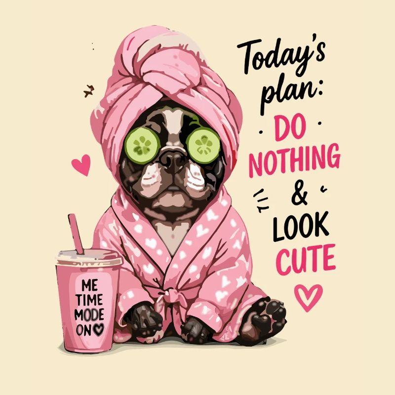  Todays Plan Do Nothing And Look Cute Me Time Mode