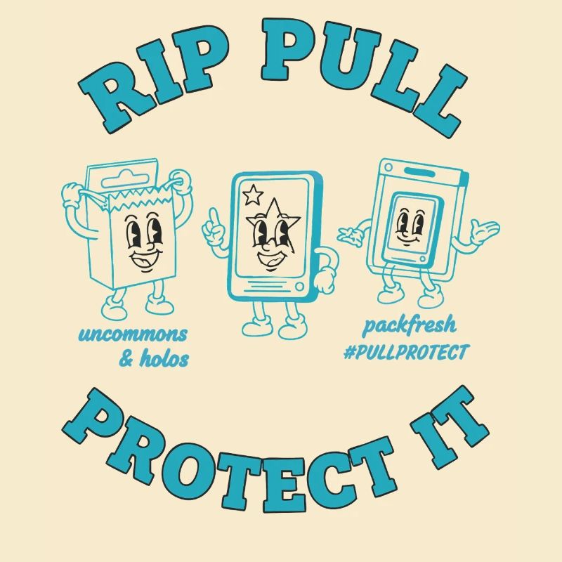 Trading Card Collector Rip Pull Protect It