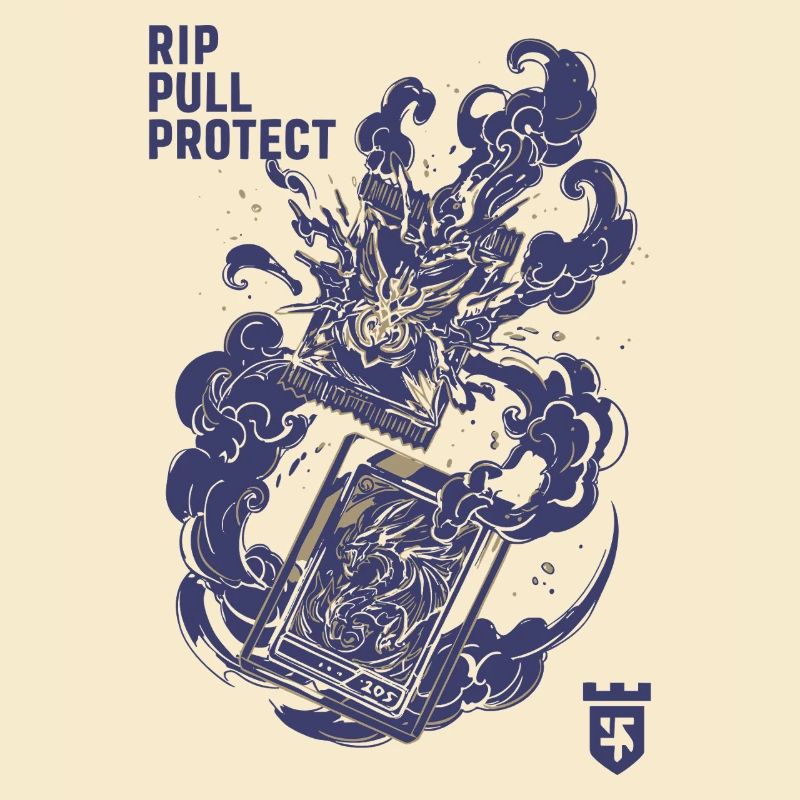 RIP PULL PROTECT Trading Card Collector Legendary