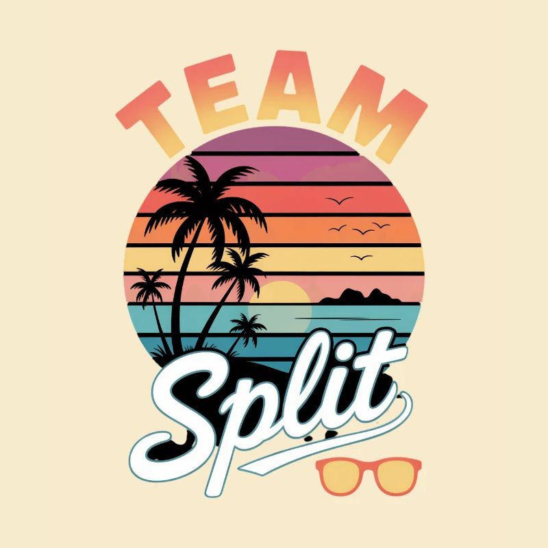 Team Split Sunset Tropics