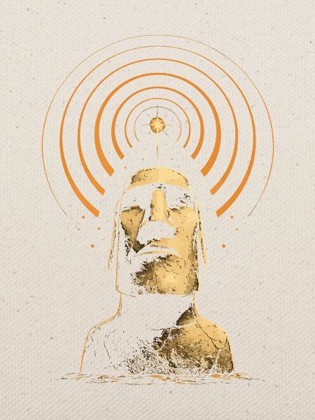 Moai Kosmisches Signal