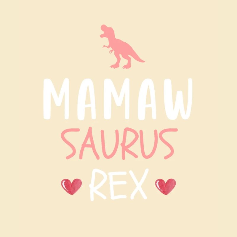 Mamawsaurus Rex Niedliche Mamaw Dinosaurier-Oma Mutter