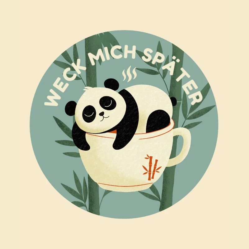 Verträumter Panda