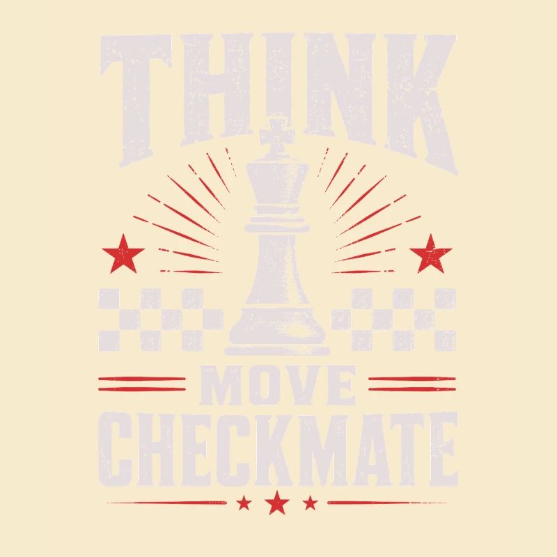 Échecs Échec et mat Pensez à Chemise Move