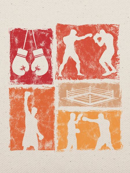 Boxen Grafik Für Boxer Und Trainer