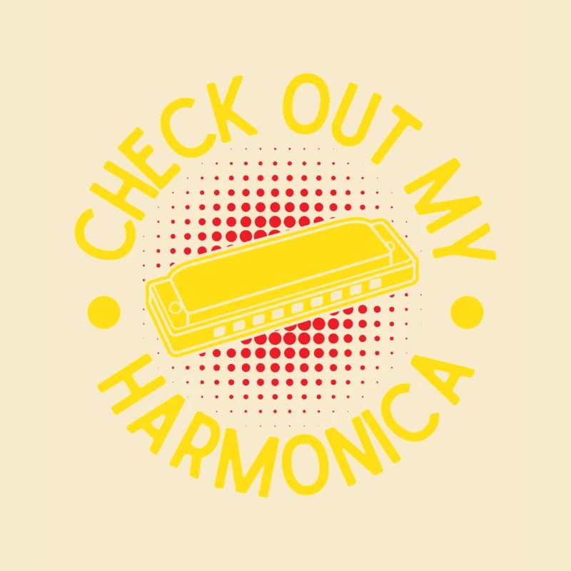 Joueur d’harmonica drôle, regarde mon harmonica