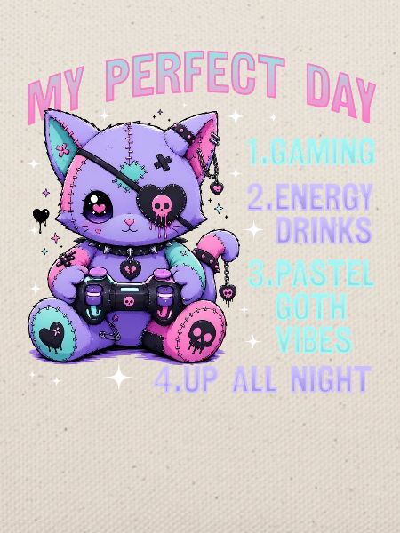Pastel Goth Soft Goth Gaming Gamer