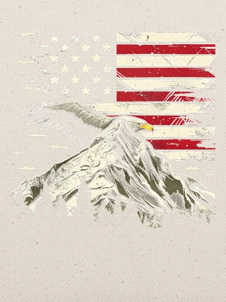 Hiking Patriotic Mountain Trail Backpacking Americ