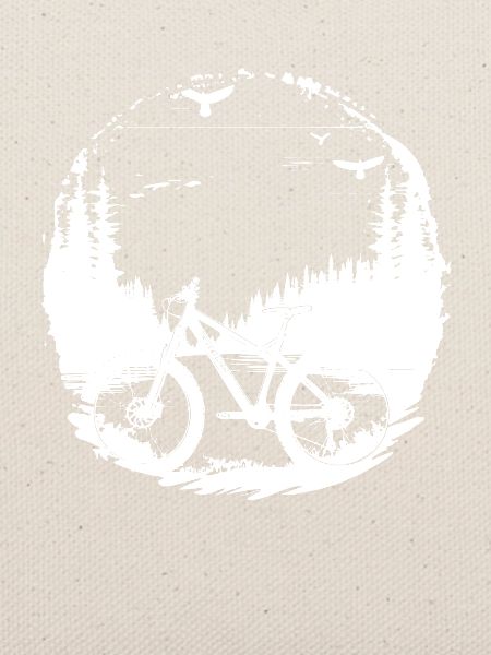 Mountain Biker Illustration