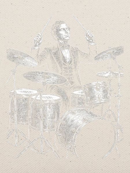 Franklin Pierce Trommler Skizzenstil