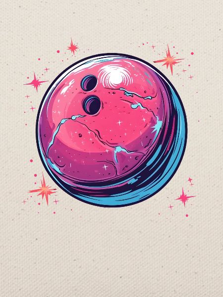 Cartoon Bowlingkugel