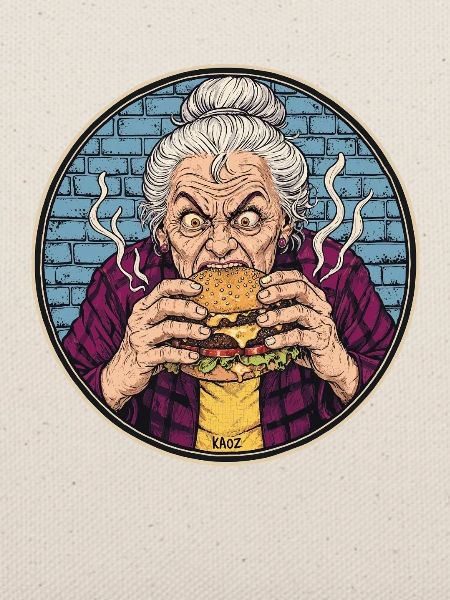 Granny Grub Burger-Ikone