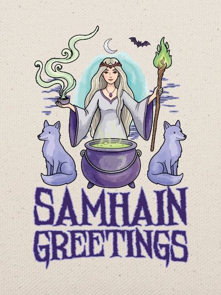 Samhain-Grüße Halloween Samhain Wicca Wiccan