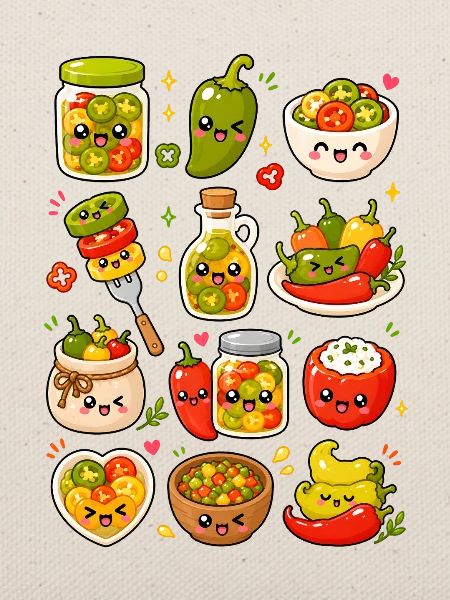 Kawaii Peperoni | Scharf & Eingelegt