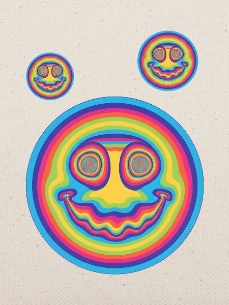Hippie-Musik Psychedelisch-Pilz-Batik-Rave-Techno