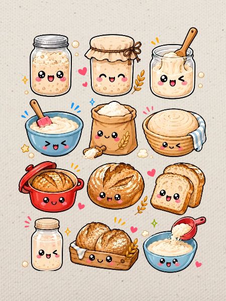 Kawaii Sauerteig | Brot & Backen