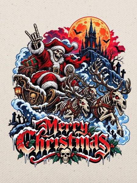 Gothic Santa Schlitten