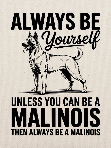 Malinois Spruch Hunde Lustiges Malinois Geschenk