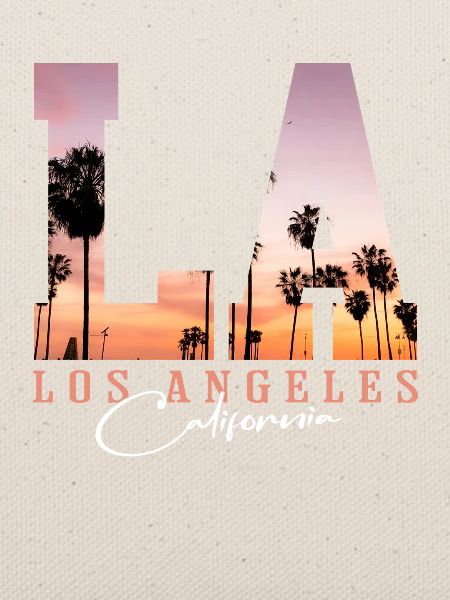 Los Angeles Sunset Palms 