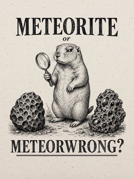  Meteorit Oder Meteorirgendein Präriehund