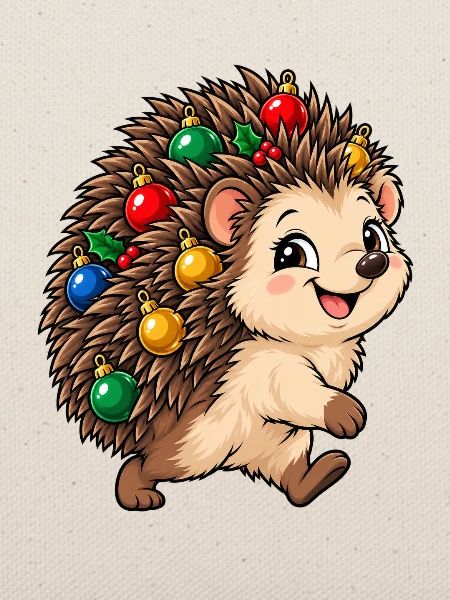 Weihnachten Igel Christbaumkugeln Geschenk